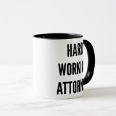 hardwerkende advocaat mok (Voorkant rechts)