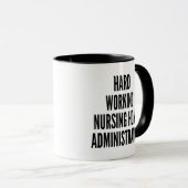 Hardwerkende beheerder verpleeghuis mok (Voorkant rechts)