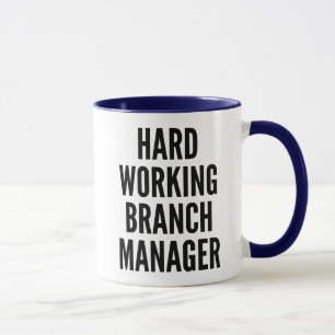 Hardwerkende Branch Manager Mok