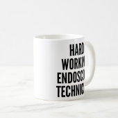 hardwerkende endoscopietechnicus koffiemok (Voorkant rechts)