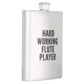 Hardwerkende fluitspeler heupfles (Rechts)
