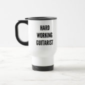 Hardwerkende gitarist reisbeker (Links)