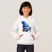 Hardwerkende gnoom op de computer (Voorkant volledig)