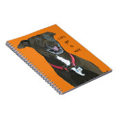 Hardwerkende hond dagboek notitieboek (Rechterzijde)