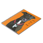 Hardwerkende hond dagboek notitieboek (Linkerzijde)