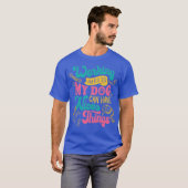 Hardwerkende Hond T-shirt (Voorkant volledig)