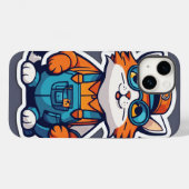 Hardwerkende kattenwerker Case-Mate iPhone case (Achterkant (horizontaal))
