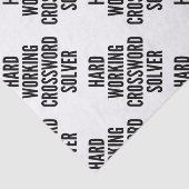 Hardwerkende kruiswoordraadsel tissuepapier (Detail)