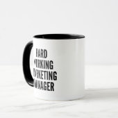 Hardwerkende marketingmanager mok (Voorkant links)
