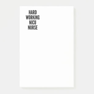 Hardwerkende NICU-verpleegkundige Post-it® Notes