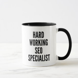 Hardwerkende SEO specialist Mok