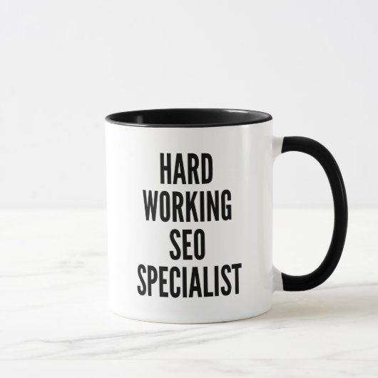 Hardwerkende SEO specialist Mok (Rechts)