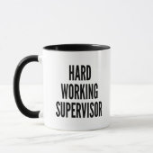 hardwerkende supervisor mok (Links)