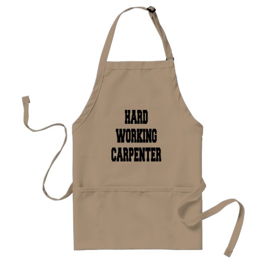 hardwerkende timmerman standaard schort (Voorkant)