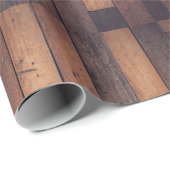 Hardwood Floor Imitation Cadeaupapier (Rol Hoek)