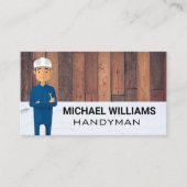 Hardwood Floors | Spackle | Handyman Person Visitekaartje (Voorkant)