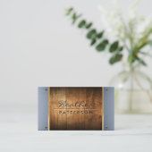 Hardwood | Goudstrim | Metaalrivieren Visitekaartje (Staand voorkant)