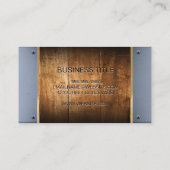 Hardwood | Goudstrim | Metaalrivieren Visitekaartje (Achterkant)