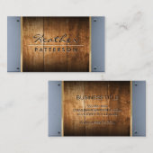 Hardwood | Goudstrim | Metaalrivieren Visitekaartje (Voorkant / Achterkant)
