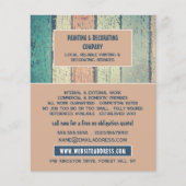 Hardwood ontwerp, schilder en decorator flyer (Voorkant)