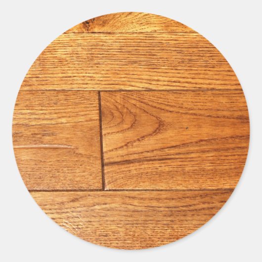 Hardwood Ronde Sticker (Voorkant)