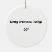 Hardworking Oilfield Dad Ornament (Achterkant)