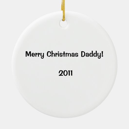 Hardworking Oilfield Dad Ornament (Achterkant)