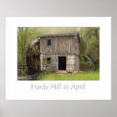 Hardy Mill in april Poster (Voorkant)