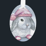 Hare 14 rabbit ornament<br><div class="desc">This is an image from one of my originate paintings.</div>