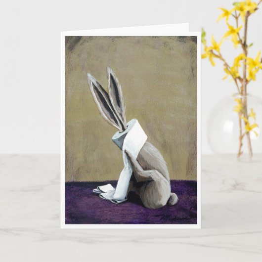 Hare-Brained Card Kaart (Gele Bloem)