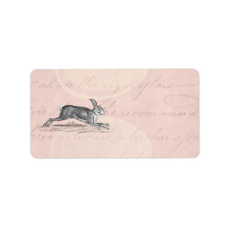 Hare Bunny Rabbit Illustratie - Rabbits Etiket