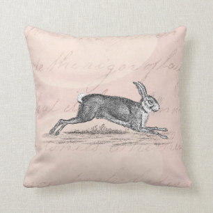  Hare Bunny Rabbit Illustratie - Rabbits Kussen
