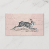  Hare Bunny Rabbit Illustratie - Rabbits Visitekaartje (Voorkant)