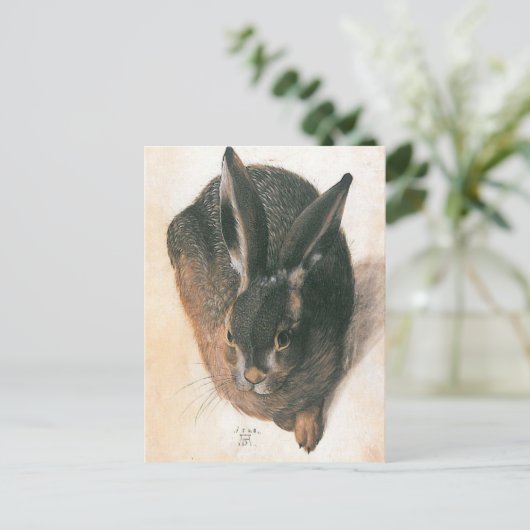 Hare by Albrecht Durer Briefkaart (Staand voorkant)