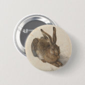 Hare by Albrecht Durer Ronde Button 5,7 Cm (Voorkant /achterkant)