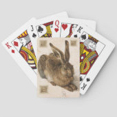 Hare by Albrecht Durer with Original Signature Pokerkaarten (Achterkant)