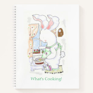 Hare Cook 8,5-inch x 11-inch Recipe Journal Notitieboek