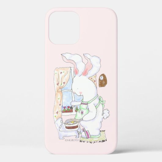 Hare Cook Hoesje-Mate iPhone Case (Achterkant)