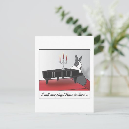 HARE DE LUNE BRIEFKAART (Staand voorkant)