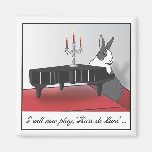 HARE DE LUNE MAGNEET (Voorkant)