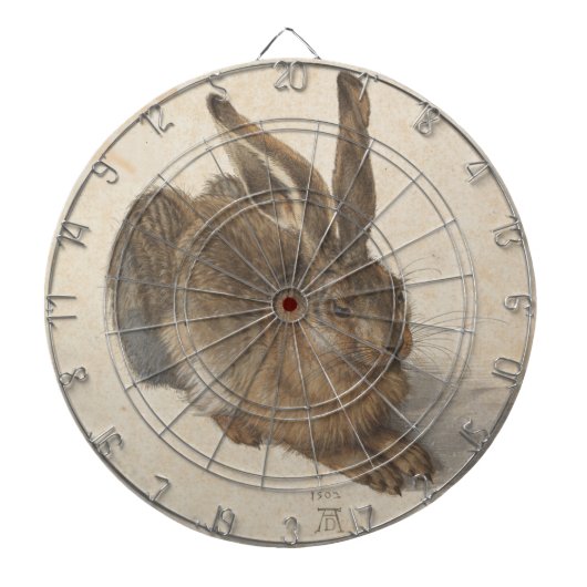 Hare (door Albrecht Dürer) Dartbord (Voorkant)