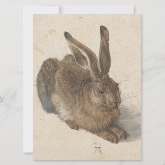 Hare (door Albrecht Dürer) Kaart (Voorkant)