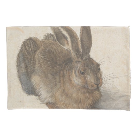 Hare (door Albrecht Dürer) Kussensloop (Voorkant-Links)