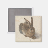 Hare (door Albrecht Dürer) Magneet (Voorkant / Achterkant)