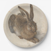 Hare (door Albrecht Dürer) Papieren Bordje (Voorkant)