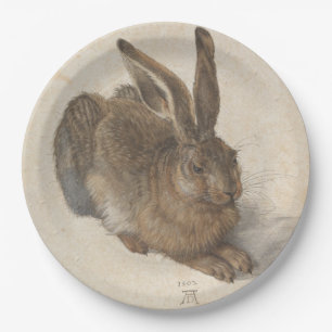 Hare (door Albrecht Dürer) Papieren Bordje