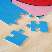 Hare Eieren Legden in het Oog Springend Legpuzzel (Zijkant)
