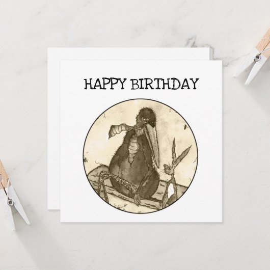 HARE EN DE KROW h2477 Kaart (Voorkant / Achterkant in situ)