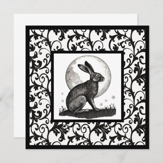 Hare- en Moon-Kaart (Voorkant / Achterkant)