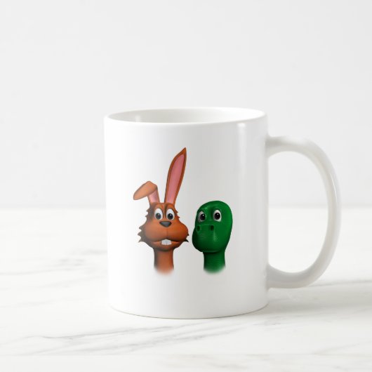 Hare en Tortoise01 Koffiemok (Rechts)
